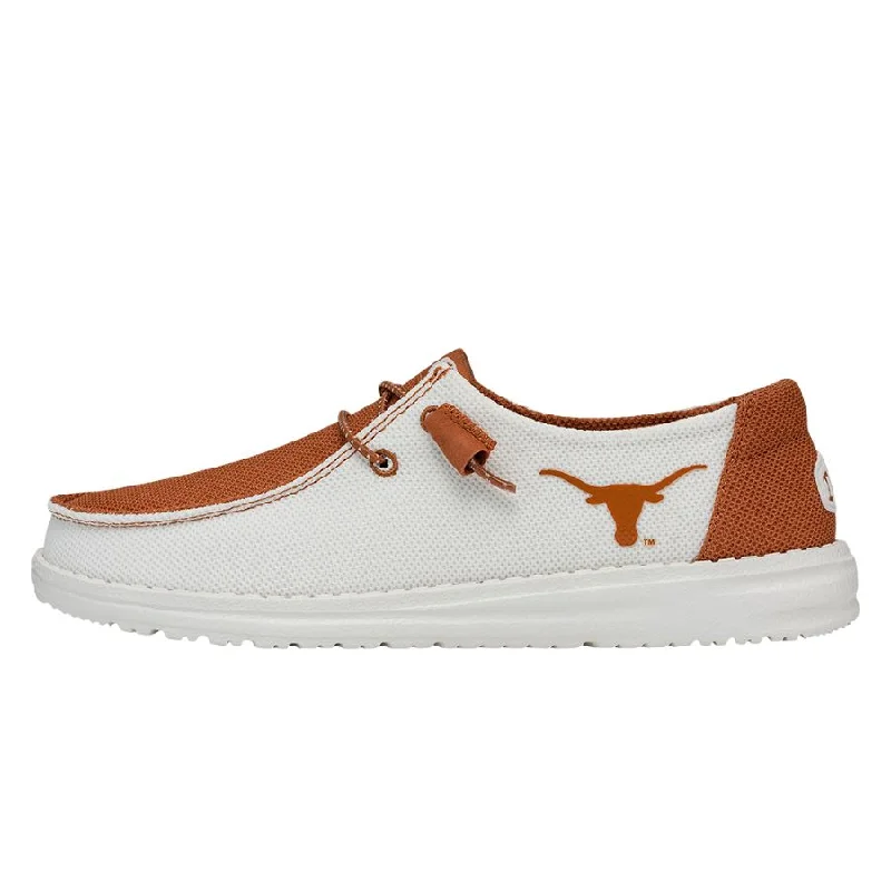 women's graphite suede pumps-Wendy Texas Longhorns - Longhorns Burnt Orange/White