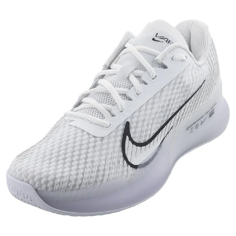 women's firm summer pumps-Women`s Air Zoom Vapor 11 Tennis Shoes White and Black