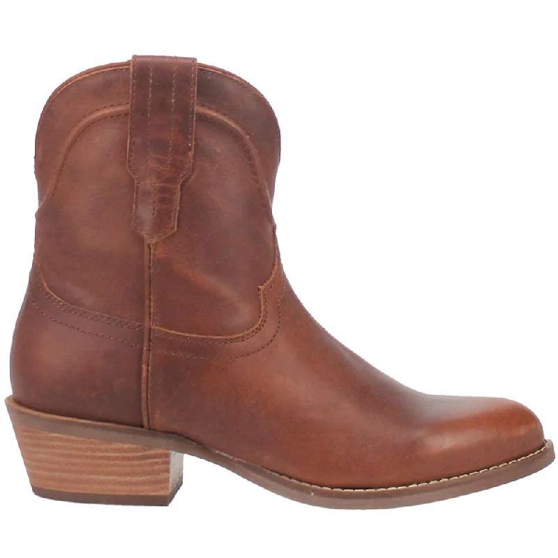 women's ventilated wedge shoes-Seguaro Round Toe Cowboy Booties