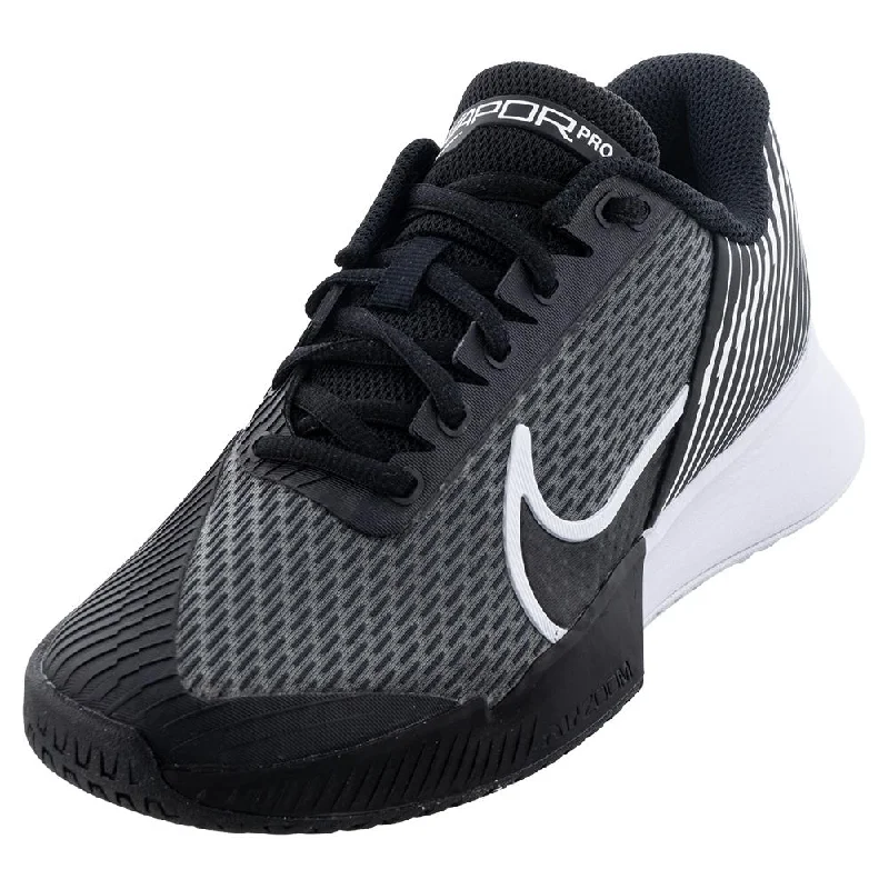 women's storm-ready leather boots-Women's Air Zoom Vapor Pro 2 Tennis Shoes Black and White