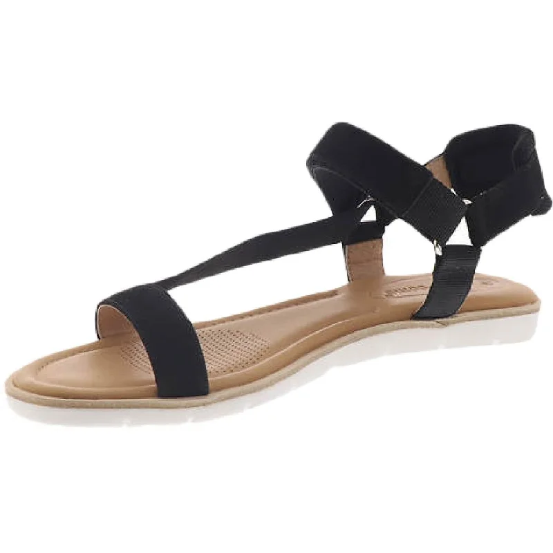 women's oasis summer flats-Corso Como Womens Brawyn Nubuck Casual Flat Sandals