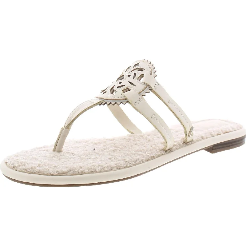 women's travel-friendly flats-Circus by Sam Edelman Womens Canyon10 Faux Fur Slip On Flip-Flops