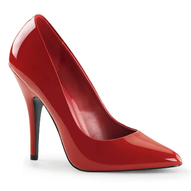 women's swift work shoes-SEDUCE-420 Red Patent High Heels