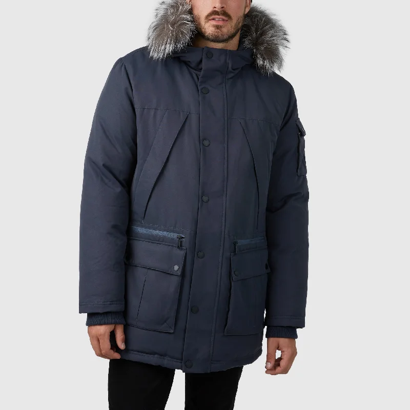 ladies rope flats-Pajar Men’s Samson Parka with Detachable Hood and Fur Trim