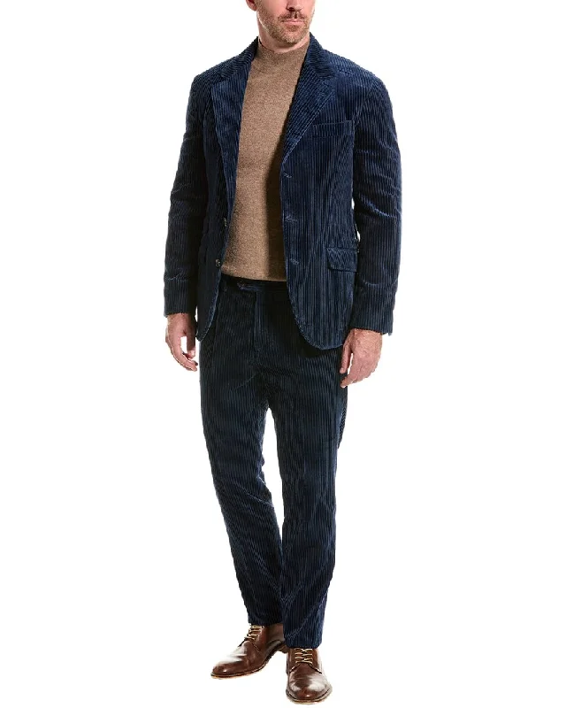 female lakeside wraps-Brunello Cucinelli 2pc Corduroy Suit