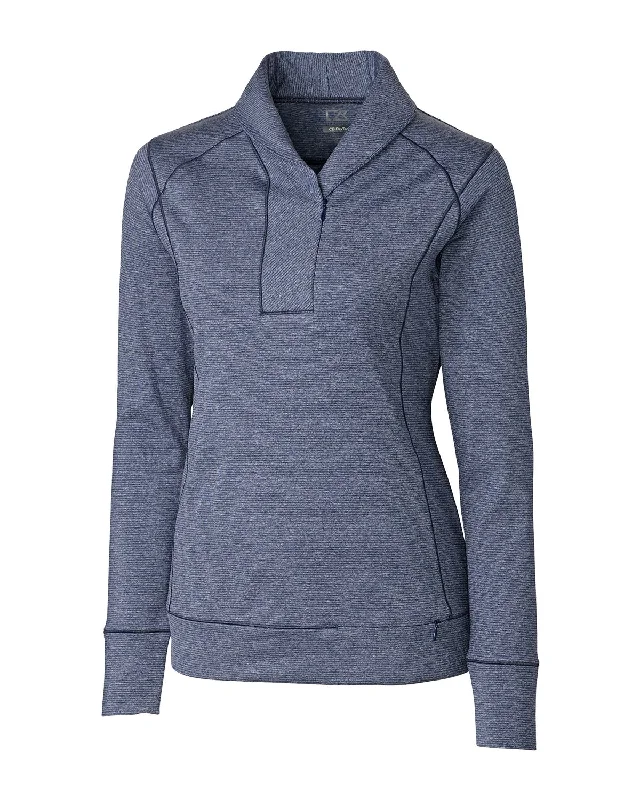 women’s relaxed chinos-Cutter & Buck Ladies' Shoreline Half-Zip Jacket