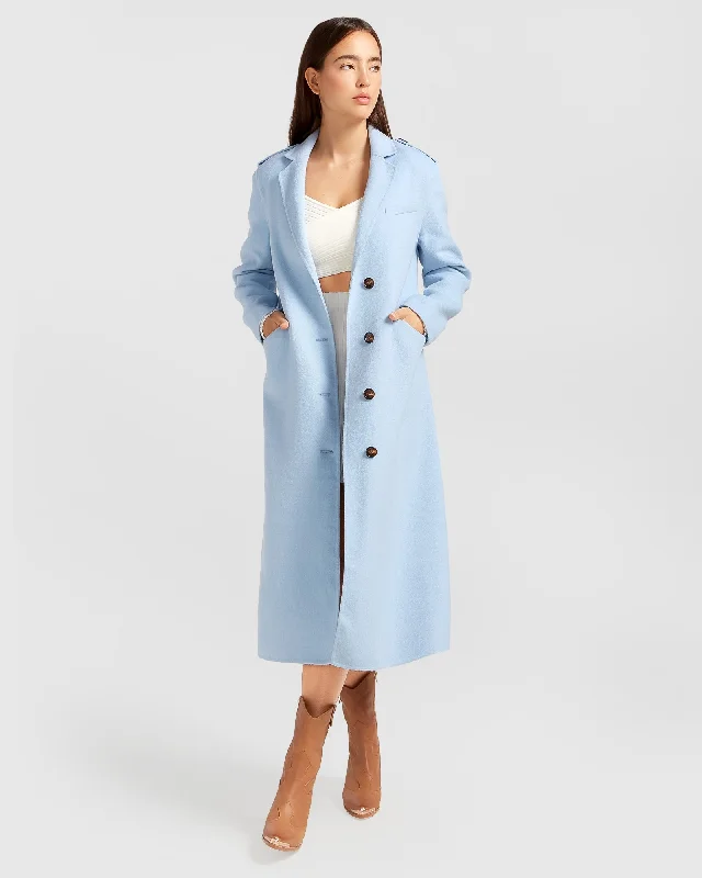 women’s madras skirts-Tainted Love Longline Coat