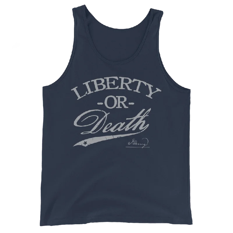 women’s cropped camisoles-Liberty or Death Tank Relaxed Fit - Women's