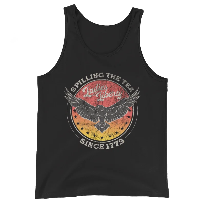 women’s damask dresses-Ladies Rocking Liberty Relaxed Tank - Women's