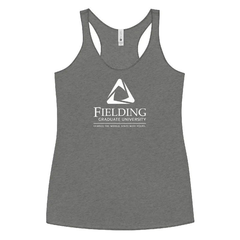 ladies gabardine vests-Tank - Women's Racerback | Fielding Logo