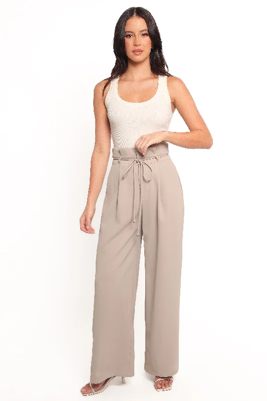 women’s seersucker tops-Thesis Pants - Beige