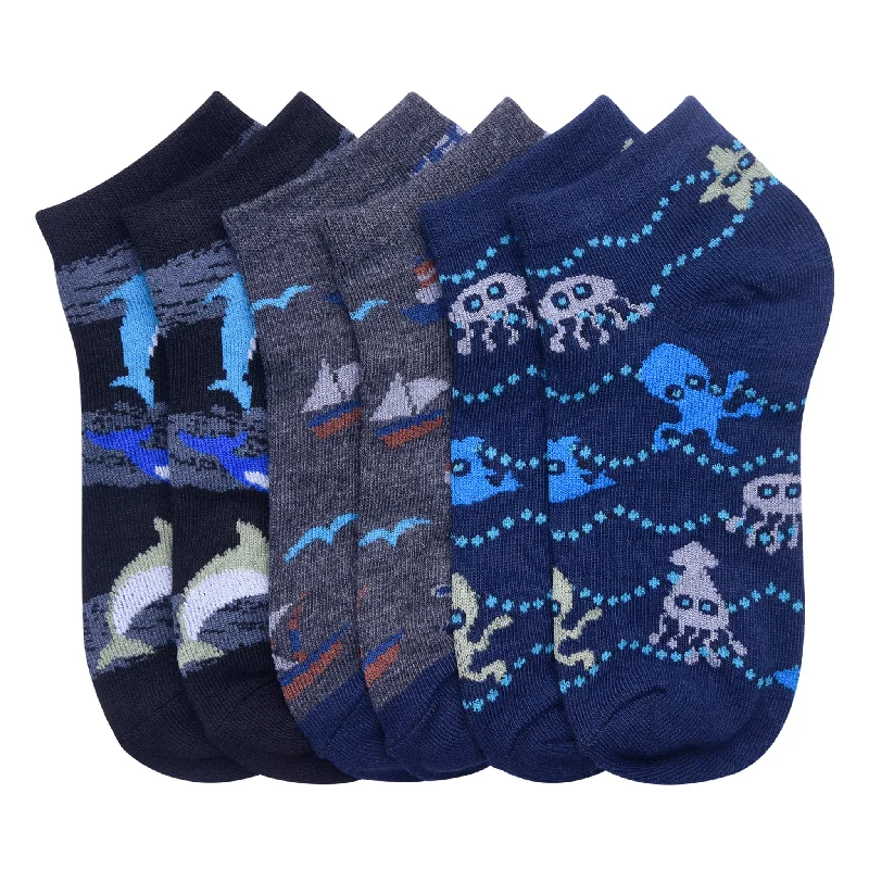 peek socks with doctors-POWER CLUB SPANDEX SOCKS (SEALIFE)