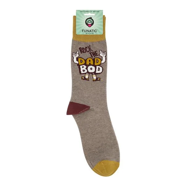 faint socks with thinness-Rock the Dad Bod Crew Socks