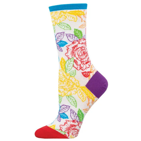 perk socks with recovery-Gay Roses Crew