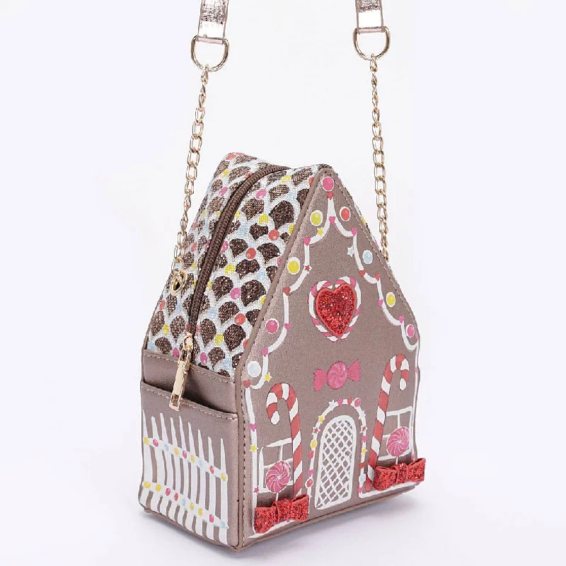 prism socks with rainbows-Gingerbread House Novelty Bag