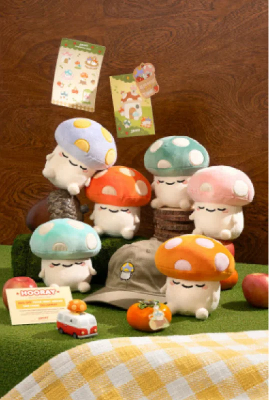 unwind socks with retirements-Mushroom Mini Mochi Plush 6”