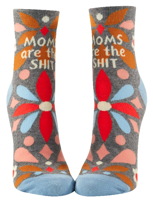 drift socks with retirements-Moms Are The Shit Ankle Sock