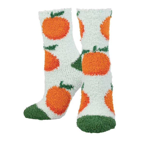 hefty socks with bulk-Orange Warm & Cozy Crew