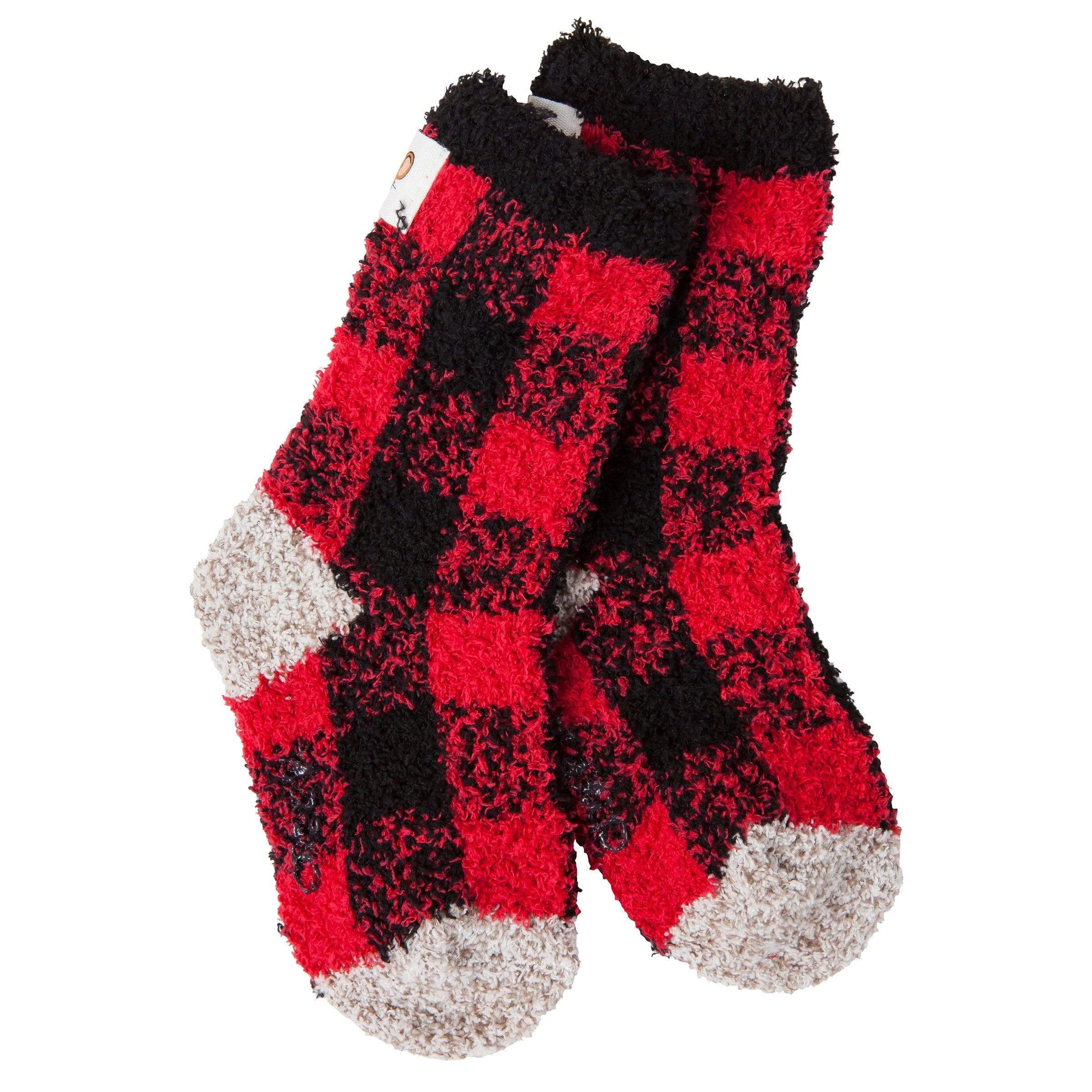 clink socks with New Year-Snug Cozy Toddler Crew With Grippers