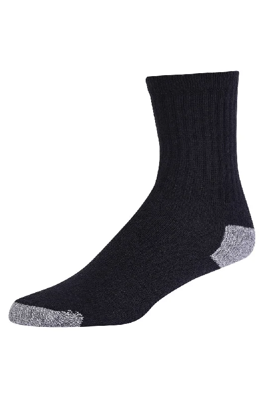 pile socks with fuzz-SPAK  CREW SPORTS SOCKS (SPK274_B-GHT)