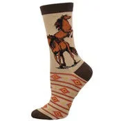 rally socks with teams-Wild, Wild, Horses Bamboo Crew