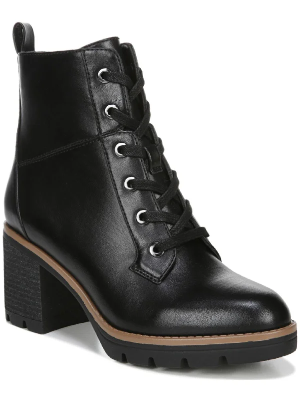 women's trail-ready sneakers-My Fave Womens Lace Up Casual Ankle Boots