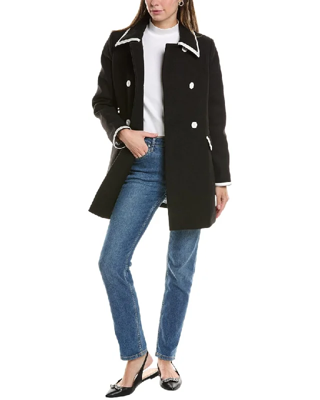 women’s plush pullovers-alice + olivia Yulissa Coat