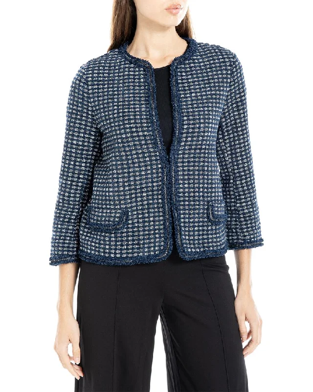 women’s mohair bombers-Max Studio Short Jacket