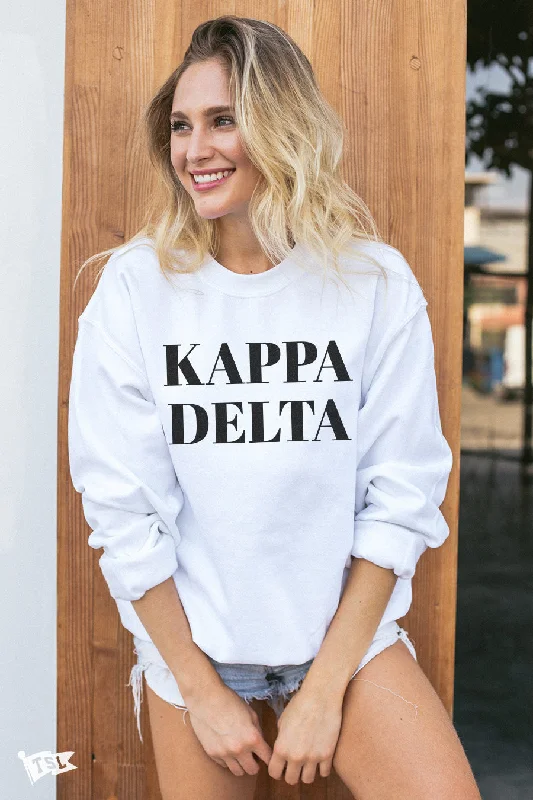 women’s kickboxing tees-Kappa Delta Vogue Crewneck