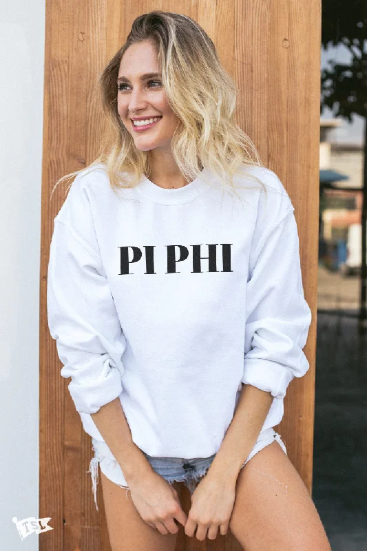 women’s quilted coats-Pi Beta Phi Vogue Crewneck