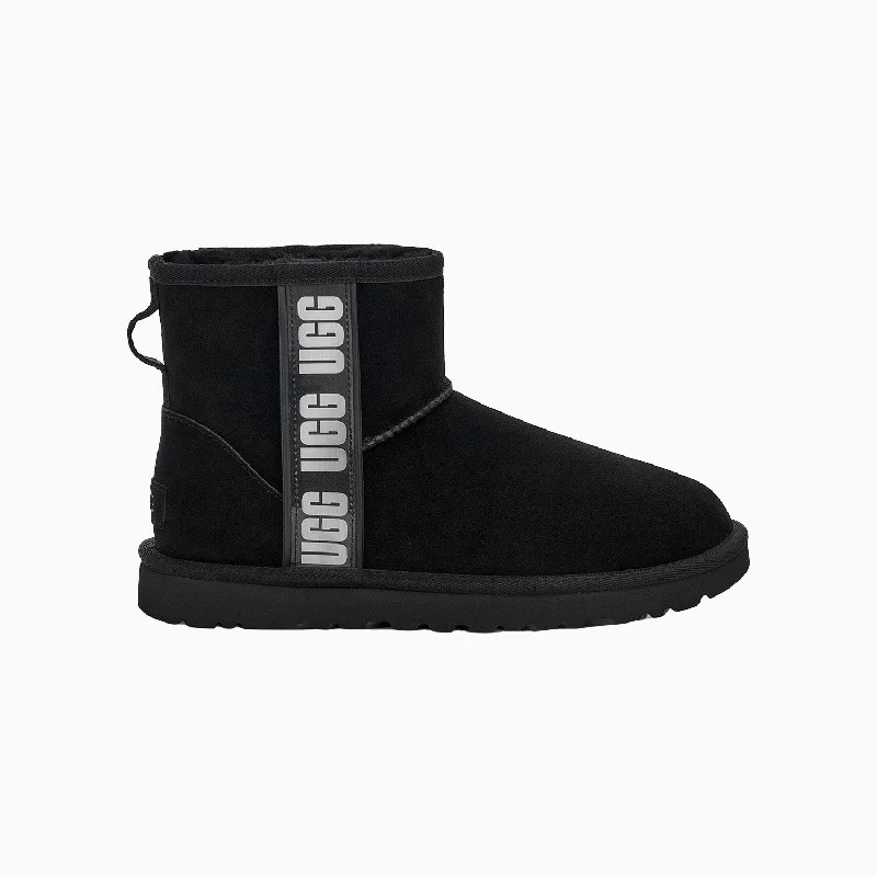 women's fleece-lined snow boots-Women's Classic Mini Side Logo II Boot