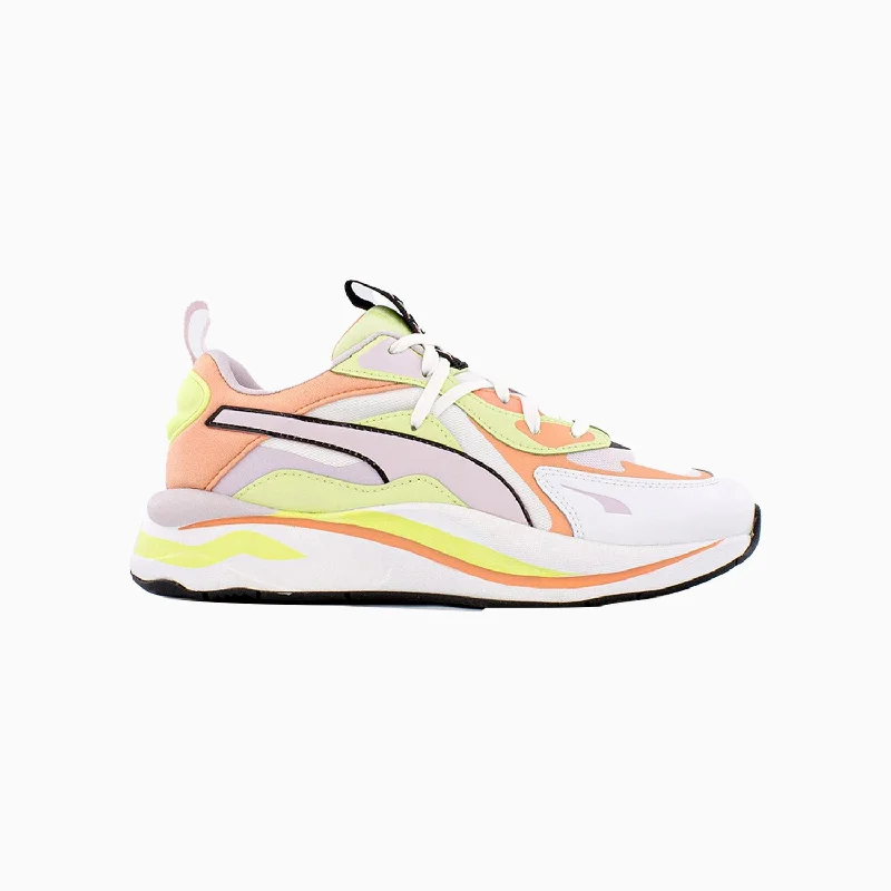 women's soft-touch tennis shoes-Women's RS Curve Mis "Fog Peach Pink"