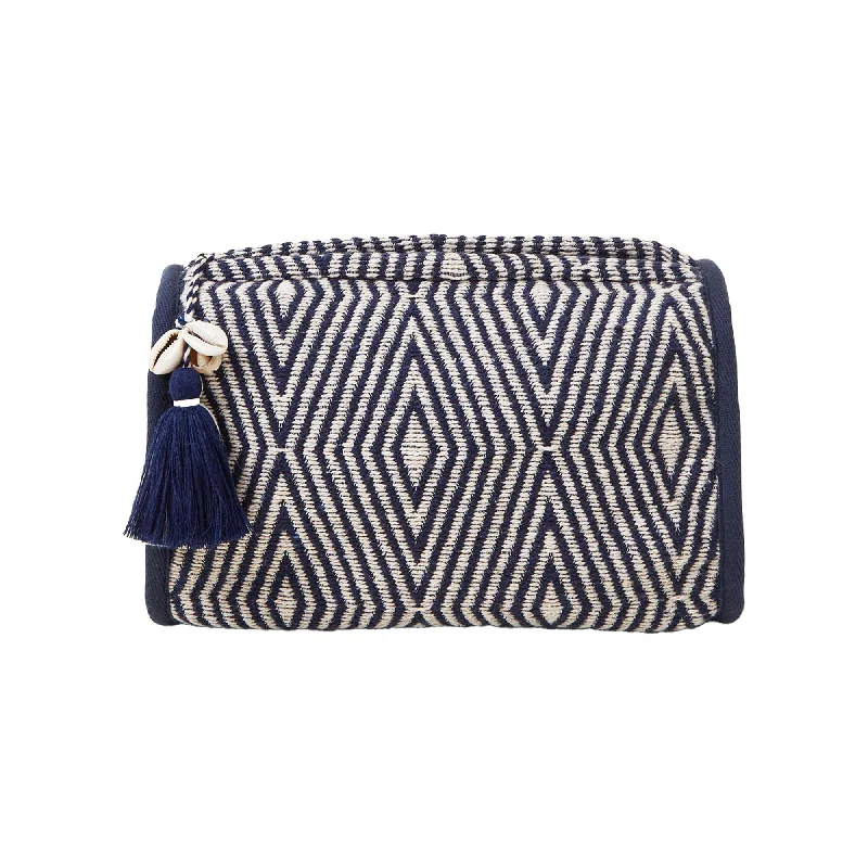 Women's textured satchels-Accessorize London Women's Geometric Make Up Bag