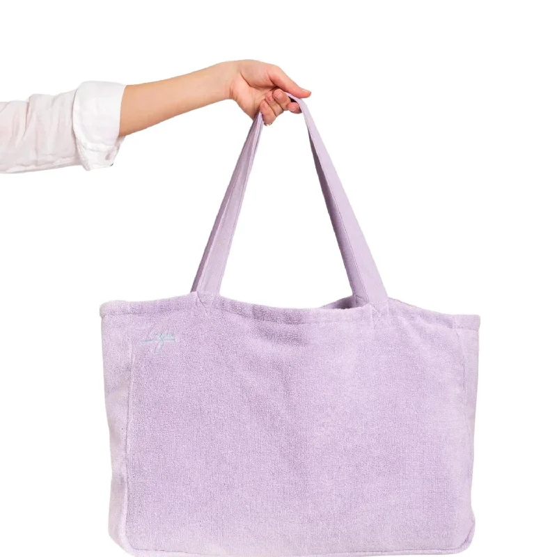 Ladies premium hobo bags-Beach And Pool Tote Bag In Lilac