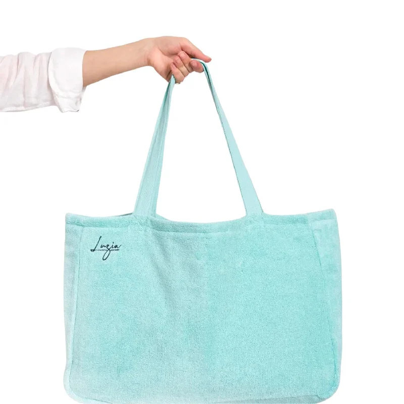 Women's vintage handbags-Beach And Pool Tote Bag In Turquoise