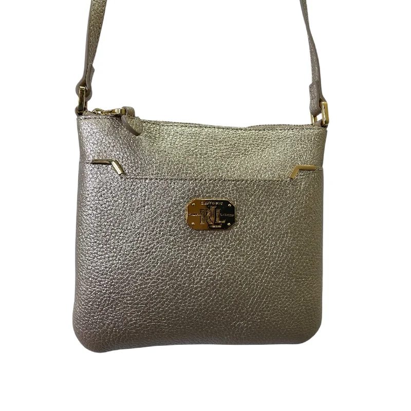 Female elegant purses-Crossbody By Ralph Lauren In Gold, Size:Medium