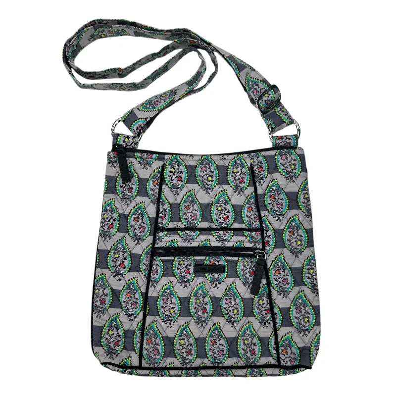 Women's textured satchels-Crossbody By Vera Bradley In Grey, Size:Medium