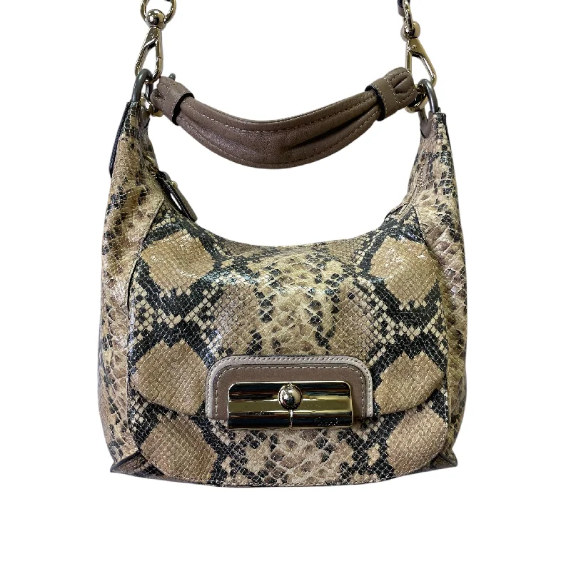 Women's straw purses-Crossbody Designer By Coach In Animal Print, Size:Large