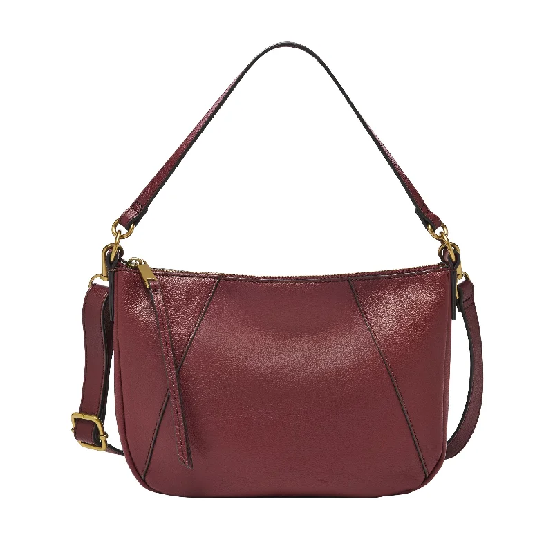 Women's chain tote bags-Fossil Women's Skylar Leather Crossbody