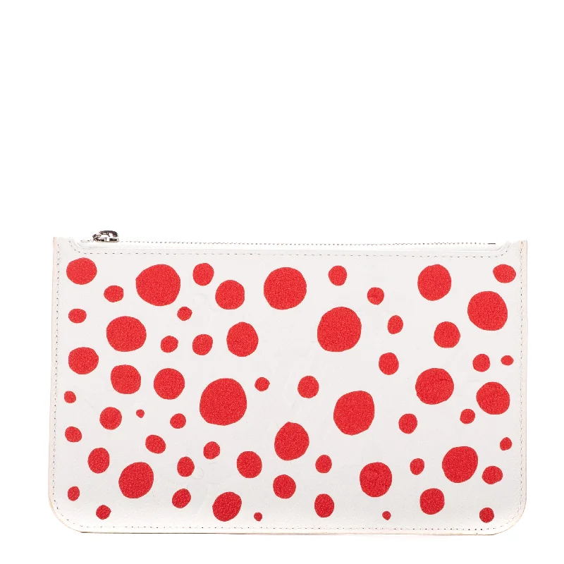 Ladies boho sling bags-LTD Ed. Neverfull Pouch X Yayoi Kusama Dots