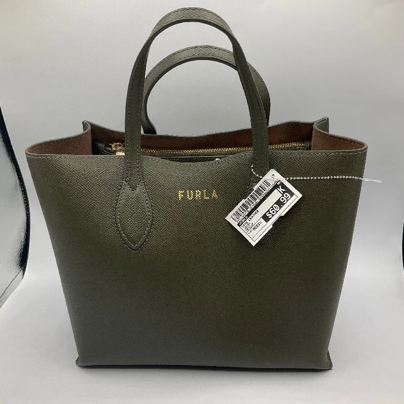 Women's small hobo bags-Tote Leather By Furla, Size: Medium