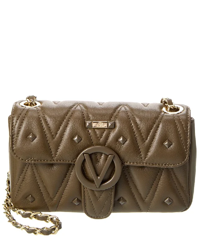 Women's vintage crossbody bags-Valentino by Mario Valentino Poisson Diamond Leather Crossbody