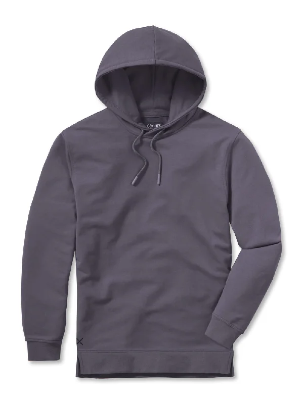 women’s plush sweaters-Hyperloop Hoodie Split-Hem | Cast Iron Signature-fit Hyperloop